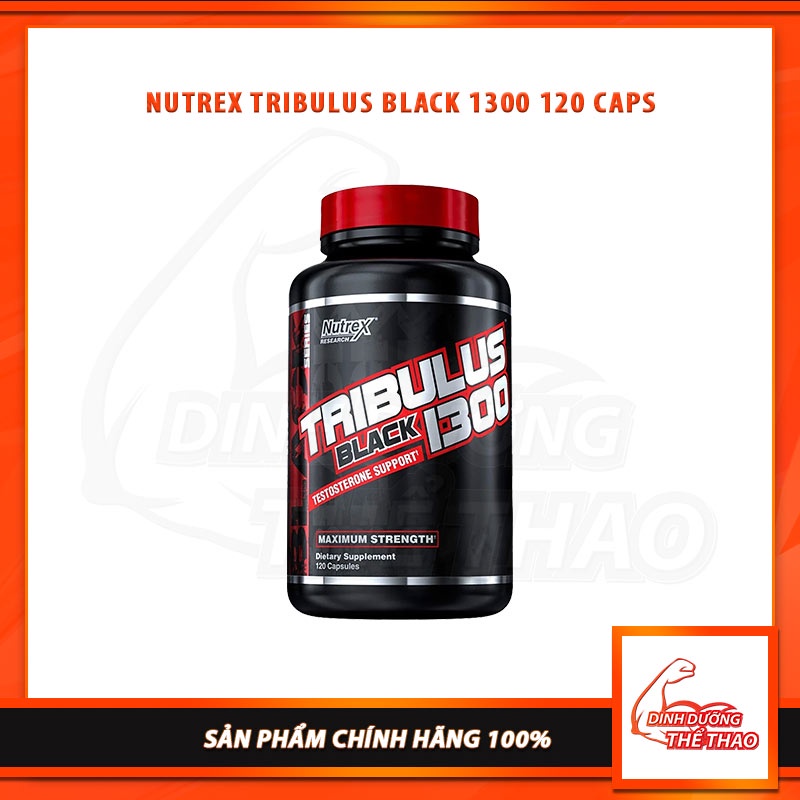Viên Tribulus Tăng Testosteron Cho Người Tập Gym Nutrex Tribulus Black (120 viên)