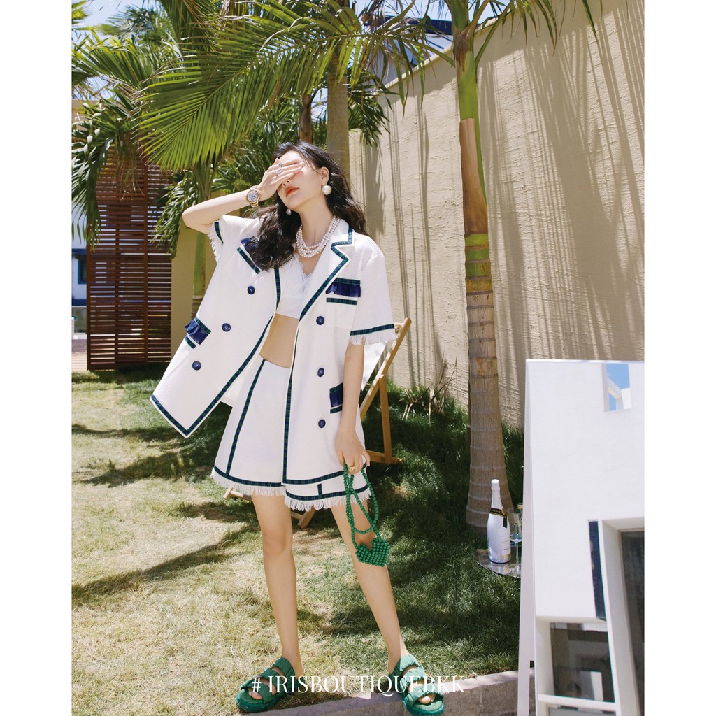 IRIS BOUTIQUE IB008-IP027 22/SS Cooling summer - Set áo quần