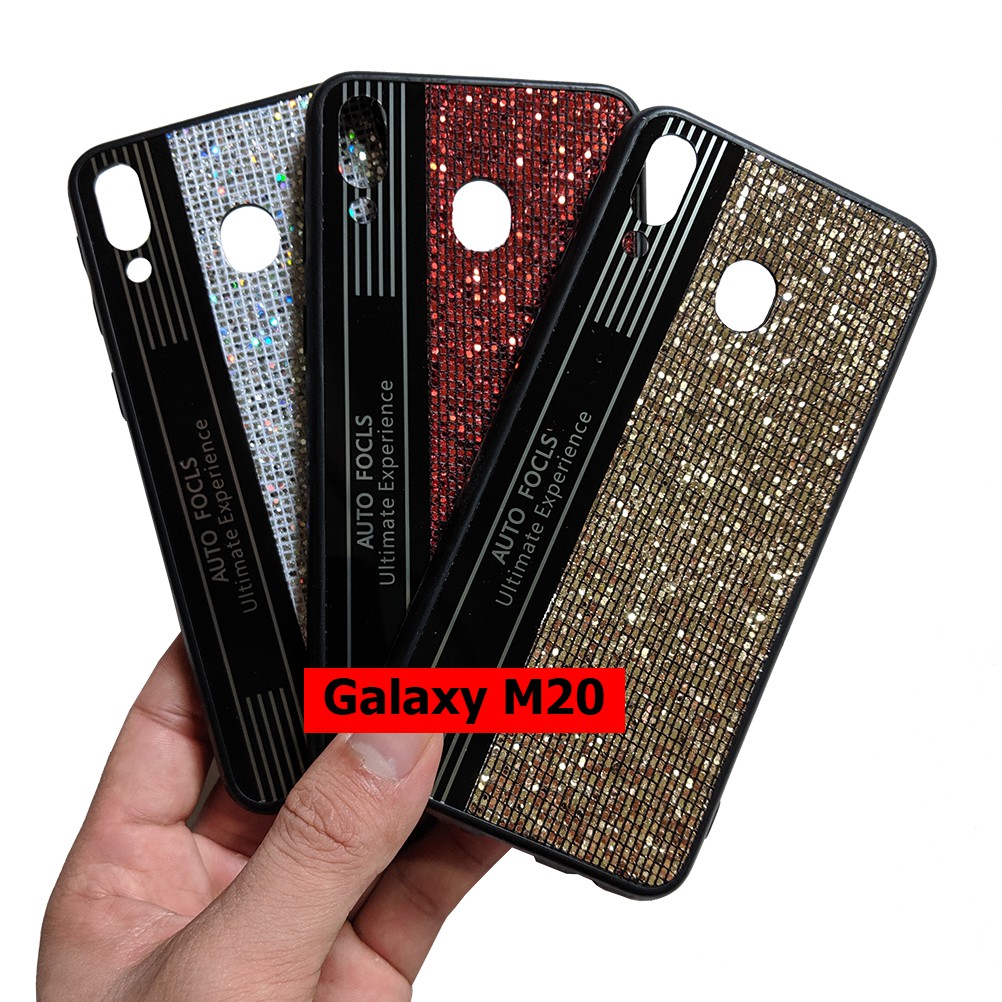 Ốp lưng ánh kim tuyến Galaxy M20
