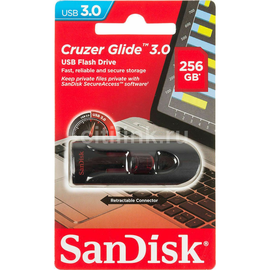 USB 3.0 Sandisk Cruzer Glide CZ600 128GB-256GB