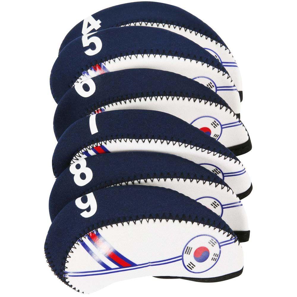 Bộ 10 Vỏ Bọc Đầu Gậy Đánh Golf Bằng Sắt In Số Chất Lượng Cao