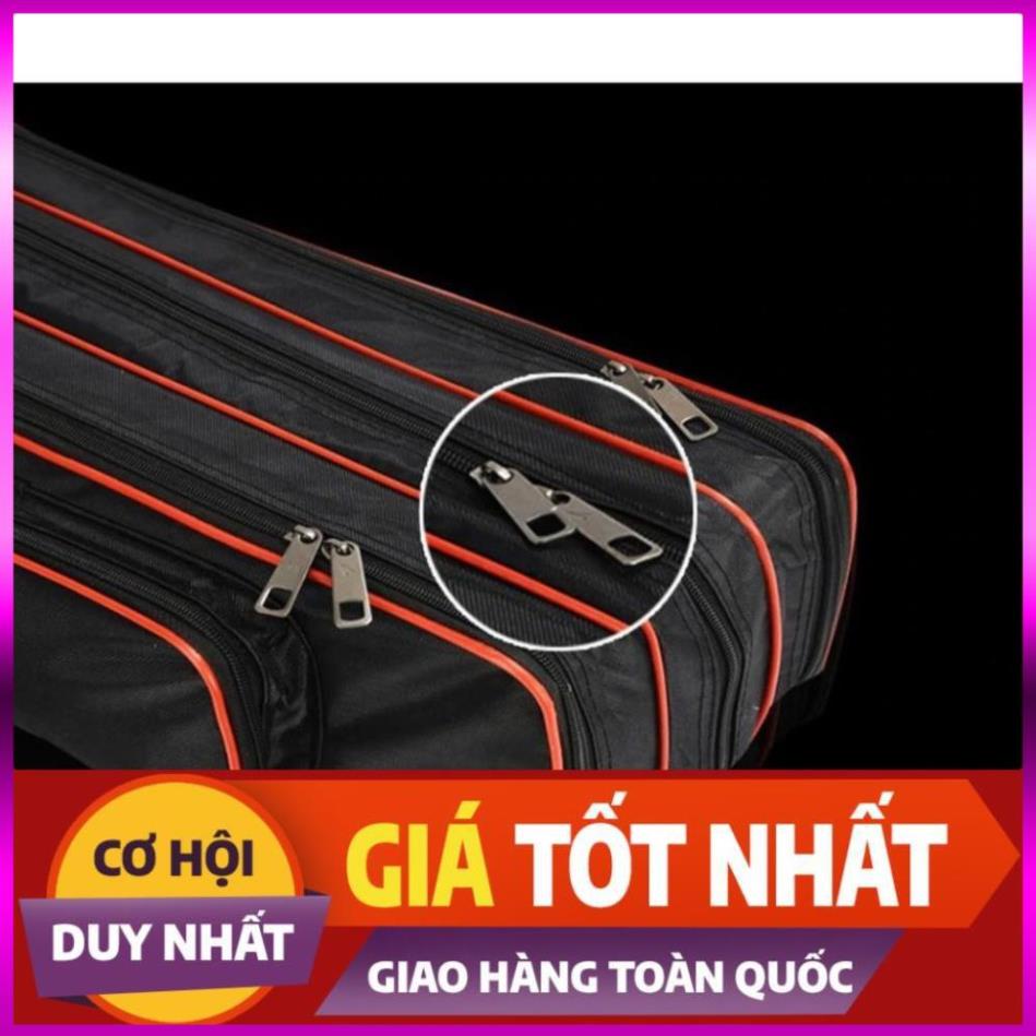 [Xả Kho 3 Ngày] bao đựng cần 3 ngăn kèm 2 túi phụ chất liệu chống thấm nước