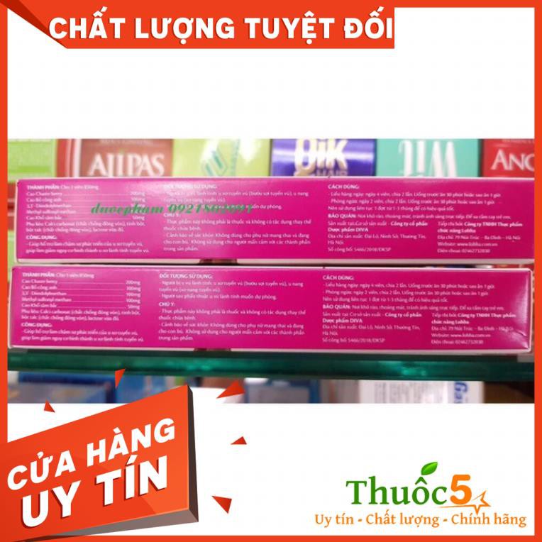 [GIÁ GỐC] NHŨ ĐAN Phòng ngừa hỗ trợ u xơ tuyến vú - hộp 20 viên