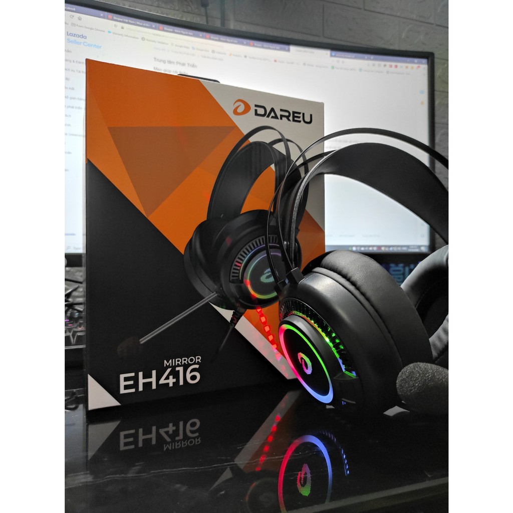 Tai Nghe Gaming Chụp Tai DareU EH416 RGB- Hàng Chính Hãng | BigBuy360 - bigbuy360.vn