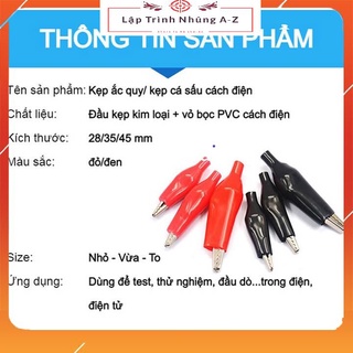 [Lập Trình Nhúng A-Z][G52] Combo 10 Chiếc Đầu Kẹp Cá Sấu Nhiều Kích Thước