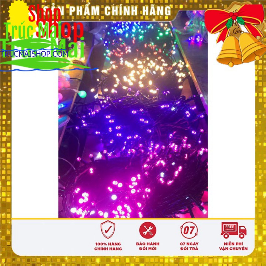 Đèn nháy led 50m, 10m giá rẻ nháy nhiều màu