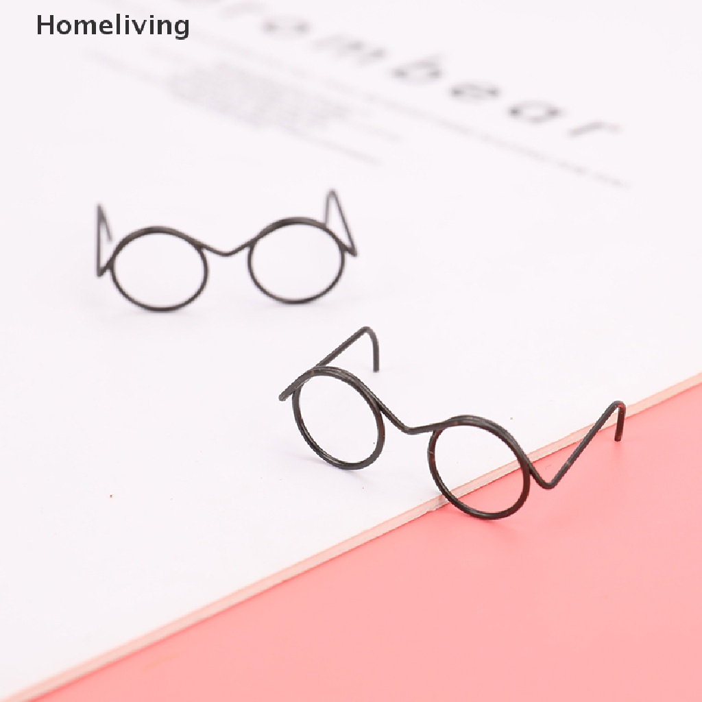 Mắt Kính Không Gọng Tròn Thời Trang Dành Cho Búp Bê