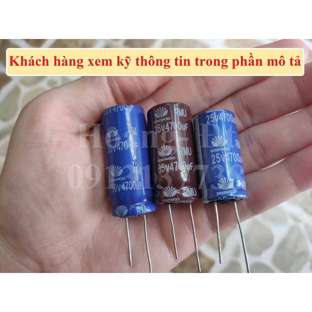 Tụ hoá Daewoo 4700uF