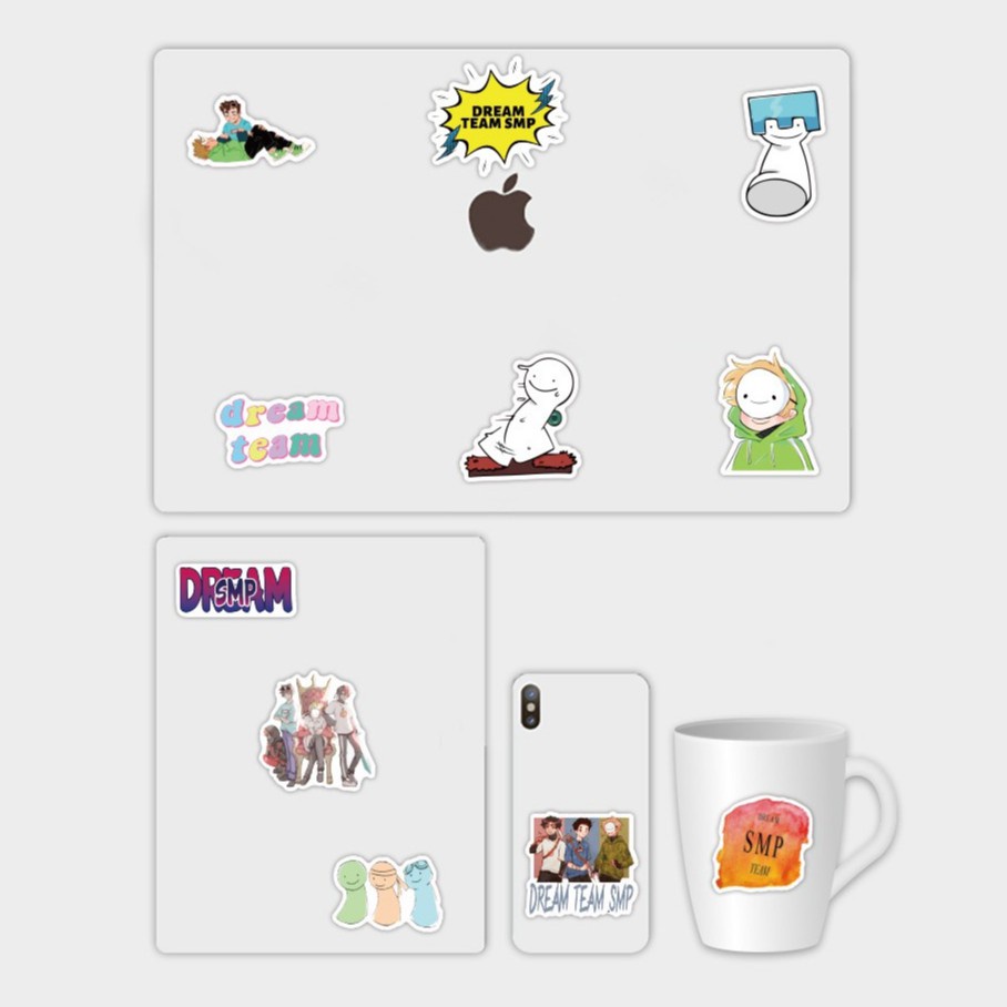 Set 100 / 50 / 25 / 10 Miếng Dán Trang Trí Vali / Laptop / Tủ Lạnh Họa Tiết Hoạt Hình Graffiti Chống Thấm Nước