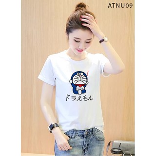 [HOT CỰC HOT] ÁO THUN NAM NỮ IN HÌNH DORAEMON ĐÁNG YÊU SIÊU HOT ĐỦ MÀU ĐỦ SIZE - ATNU09