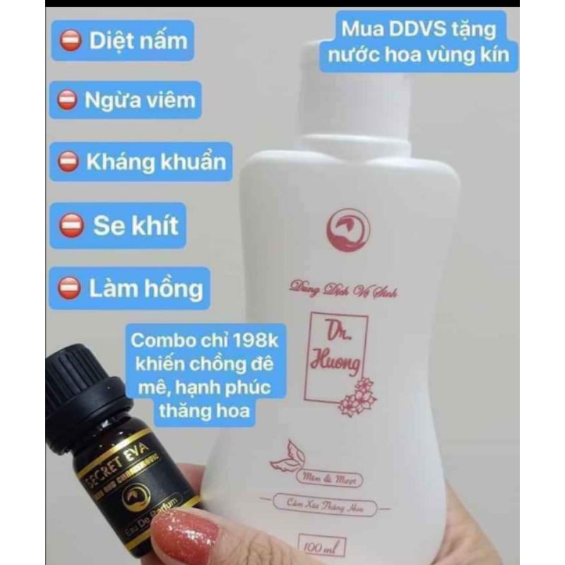 Combo dung dịch vệ sinh tặng nước hoa vùng kín