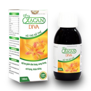 SIRO XẠ CAN DIVA - HỖ TRỢ GIẢM ĐAU HỌNG, RÁT HỌNG, GIÚP HẠN CHẾ HO NHIỀU