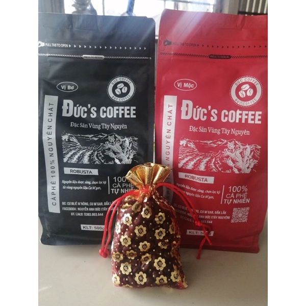 Túi thơm hạt cà phê dùng treo xe ô tô hoặc treo phòng
