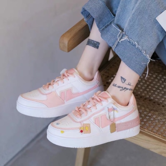 Giầy nữ 👟FreeShip👟 Mã giảm giá[GIAY THE THAO] Giày sneaker nữ ari mẫu mới siêu hot