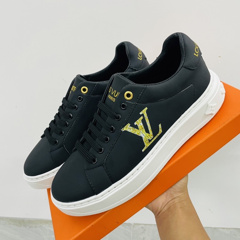 Giày sneaker LV#, Giày Thể Thao Nam Fullbox. Giày LV6 trắng & đen cho nam
