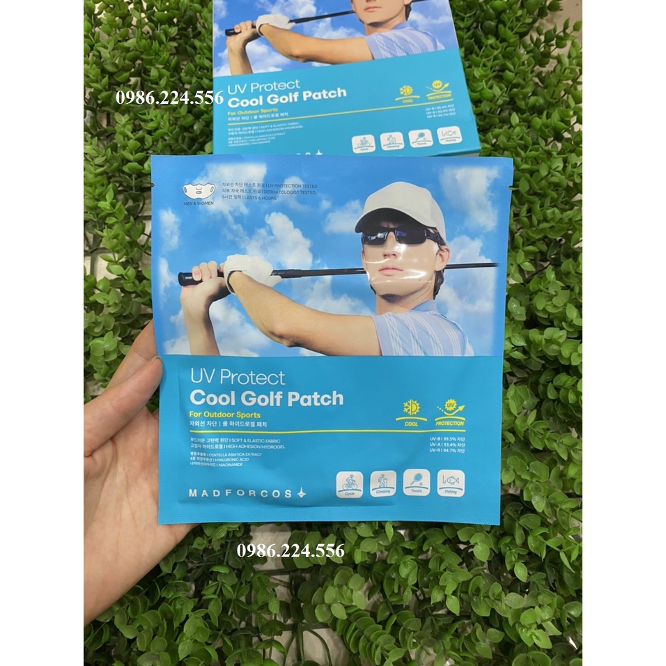 Mặt nạ golf nam Collagen chống nắng dưỡng da mặt khi lên sân hàng nhập khẩu Hàn Quốc MC005