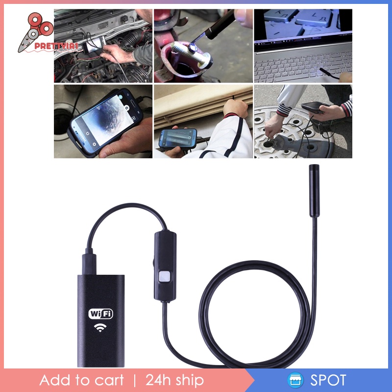Camera Nội Soi 720p 8mm Wifi Chống Nước Prettyia1
