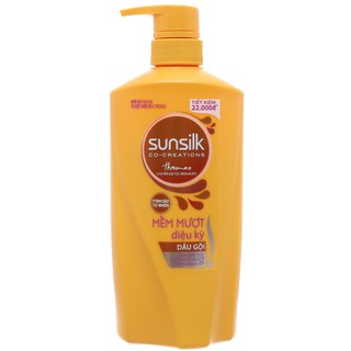 Dầu gội sunsilk 650g mềm mượt diệu kỳ