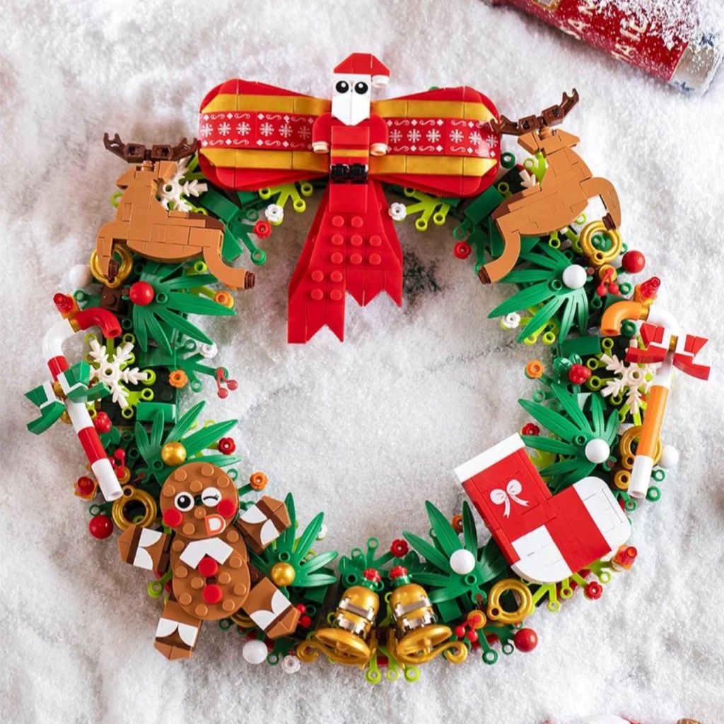 Lắp ráp vòng treo noel| Bộ xếp hình vòng treo JAKI5118 dịp Giáng sinh mới nhất