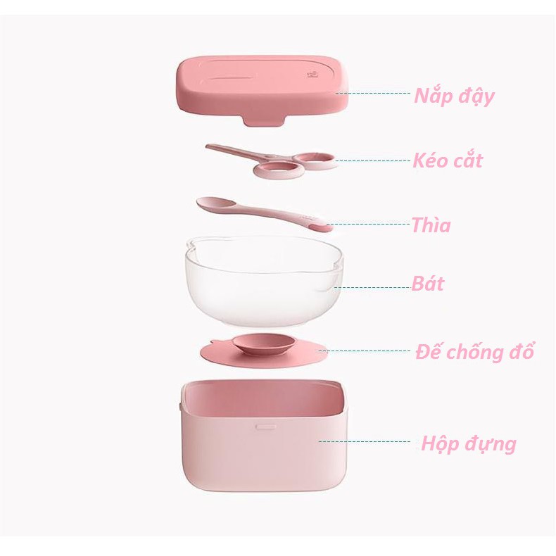 BỘ BÁT ĂN DẶM KUB CHO BÉ
