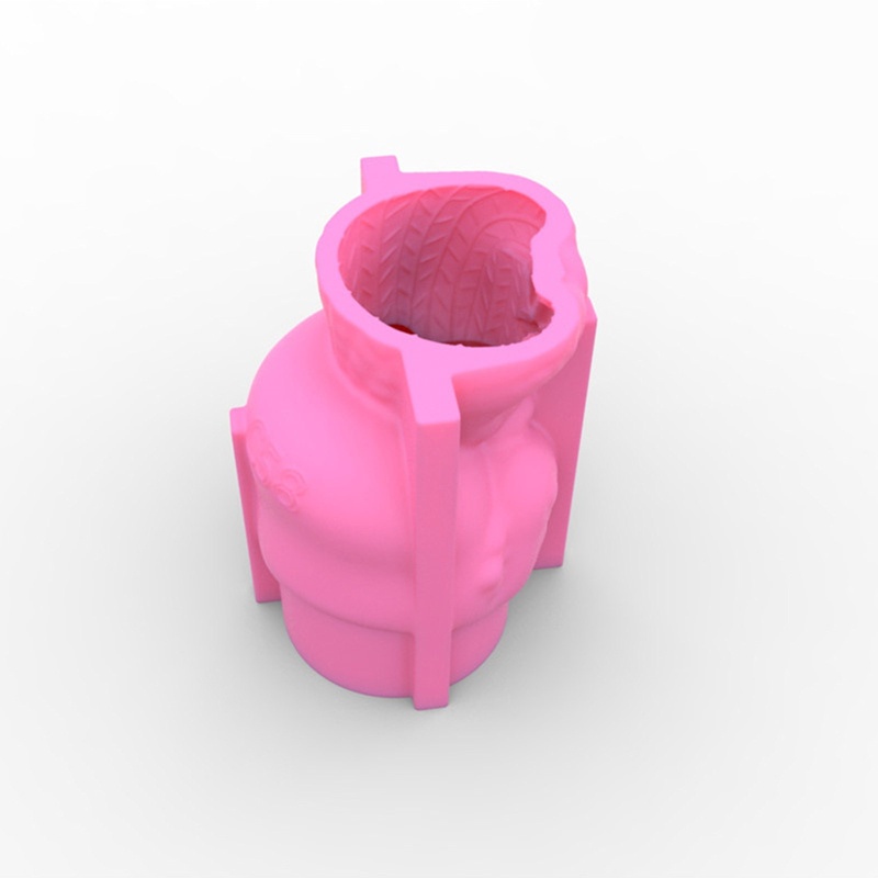 Khuôn Silicone Làm Chậu Hoa Bằng Resin Epoxy UV Hình Cô Gái Dễ Thương