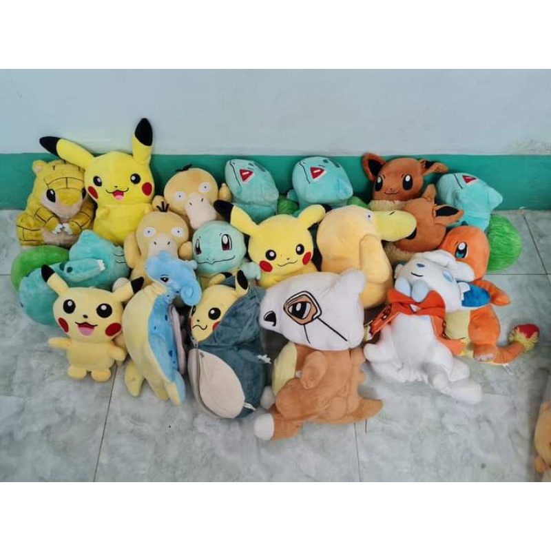 Móc khoá nhựa poke size 10-15cm