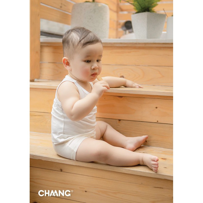 [CHAANG] Bộ ba lỗ hãng Chaang, BST Chaang Summer 2021, quân áo trẻ em Chaang cotton an toàn cho bé