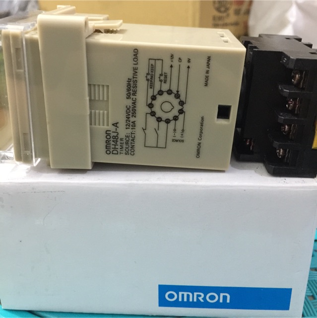 Counter đếm Đồng hồ đếm DH48J-A Omron 11 chân 220V, 12/24V