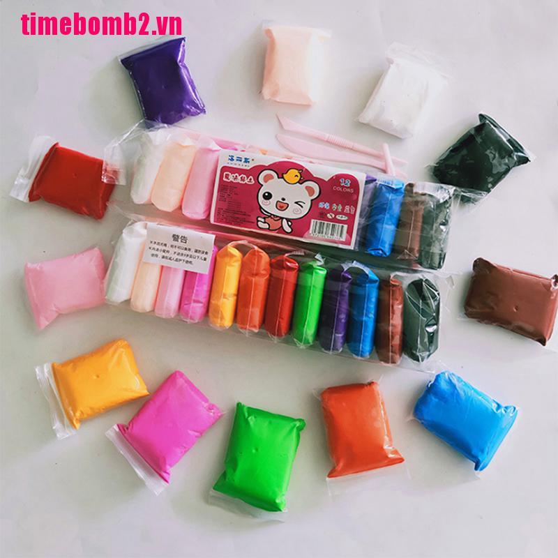 Đất sét khô nhiều màu sáng tạo DIY
