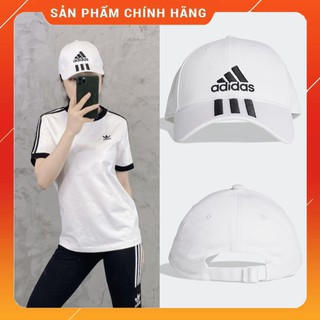 ⚡️  [ MADE IN CAMBODIA XỊN ] Nón / Mũ thể thao  SIX-PANEL CLASSIC 3-STRIPES CAP - DU0197 | CAM KẾT CHẤT LƯỢNG