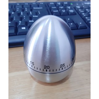 Đồng hồ hẹn giờ hình quả trứng (Vỏ inox)