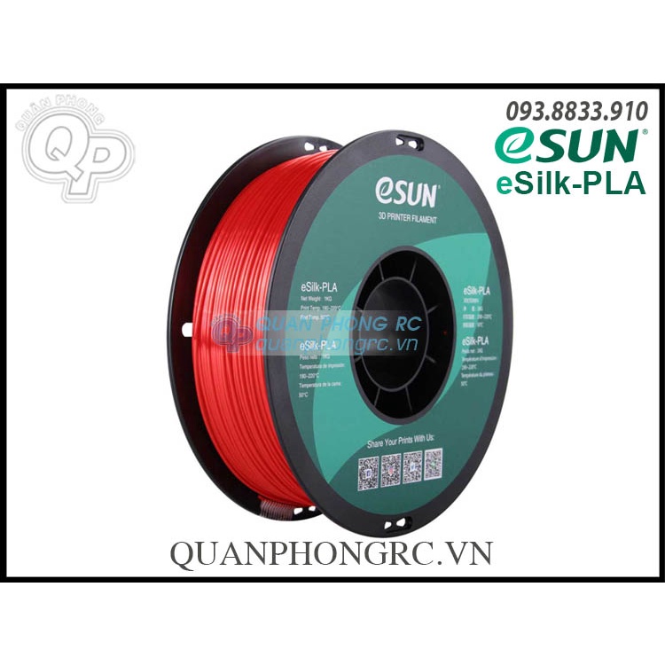 Nhựa In 3D Filament eSUN eSilk PLA 1.75mm 1kg