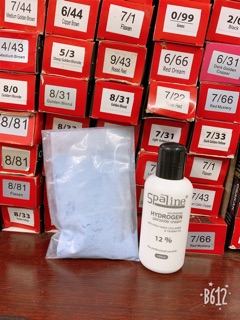 Bột tẩy tóc, nâng tone tóc kèm oxy