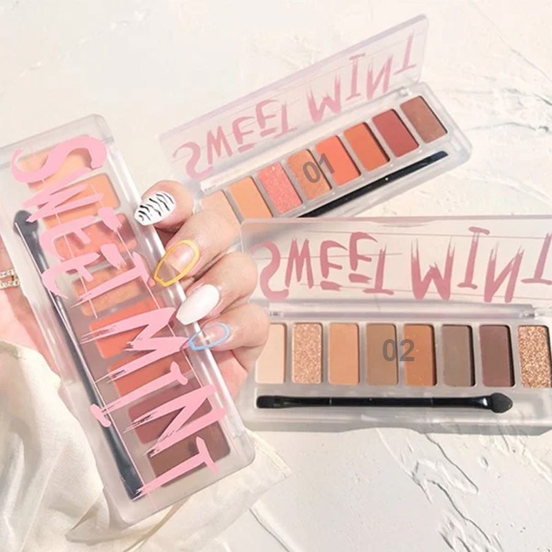 BẢNG PHẤN MẮT 8 Ô SWEET MINT EYESHADOW PALETTE 24G CHÍNH HÃNG - 8858