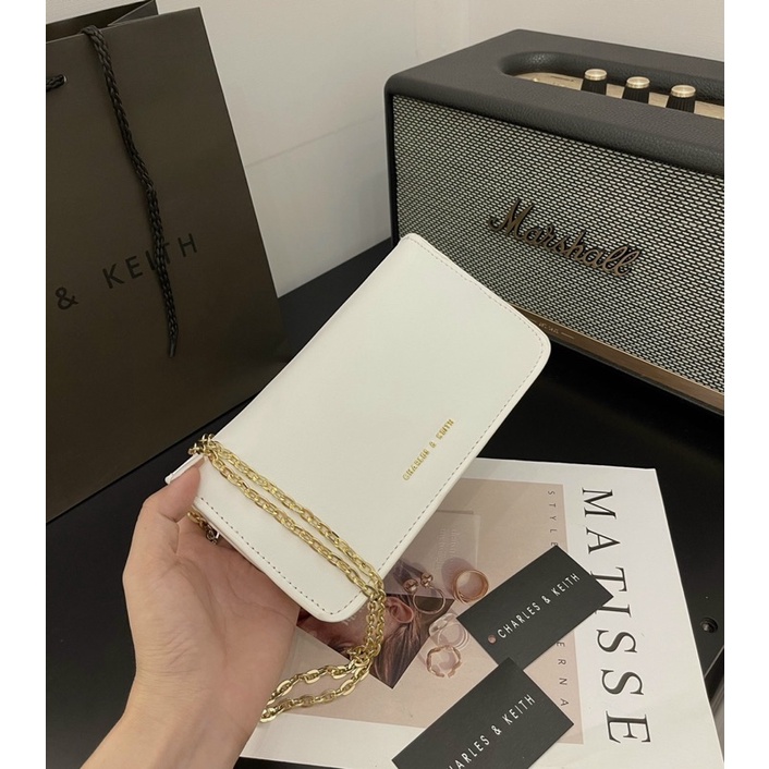 Túi xách đeo chéo mini c.n.k da trơn fullbox