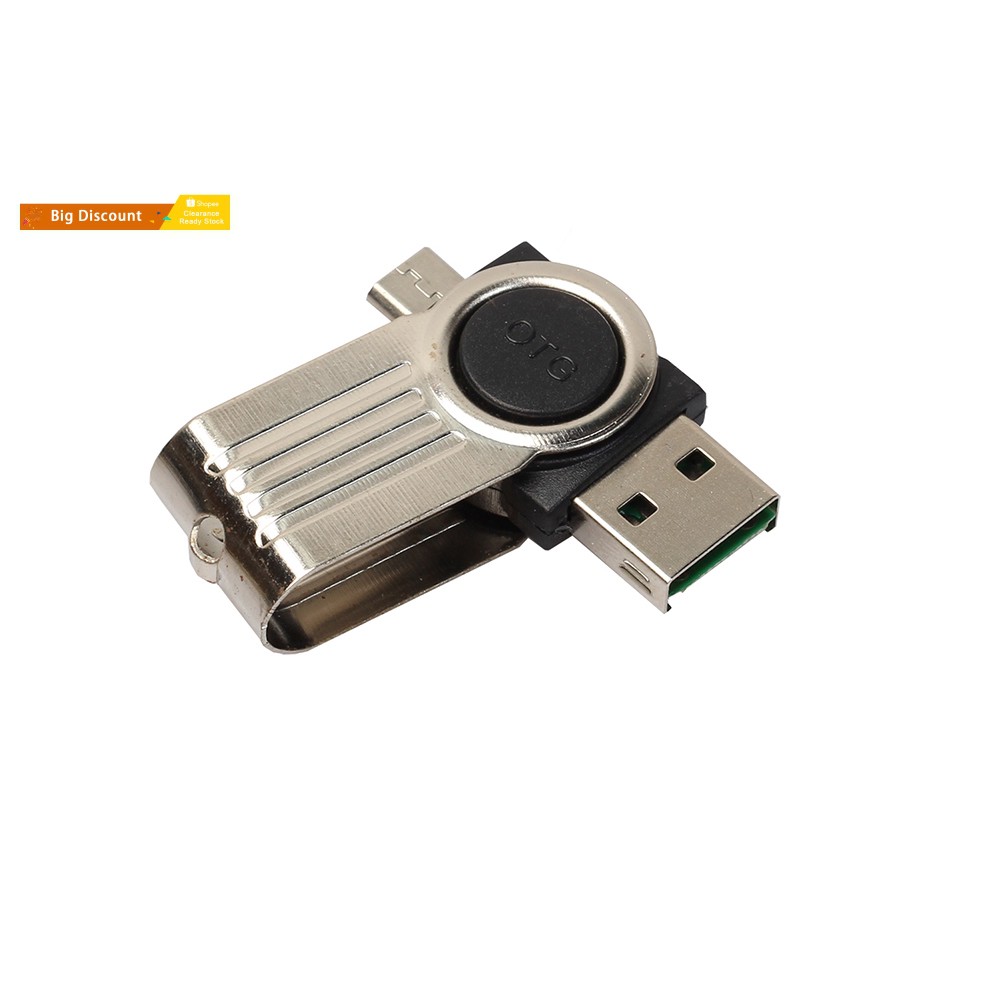 Đầu Đọc Thẻ Otg Micro Usb Sd Tf Cho Điện Thoại