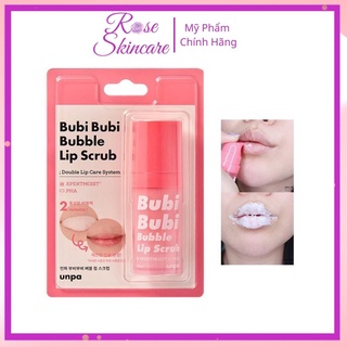 Tẩy Tế Bào Chết Môi Sủi Bọt Bubi Bubi Lip By Unpa