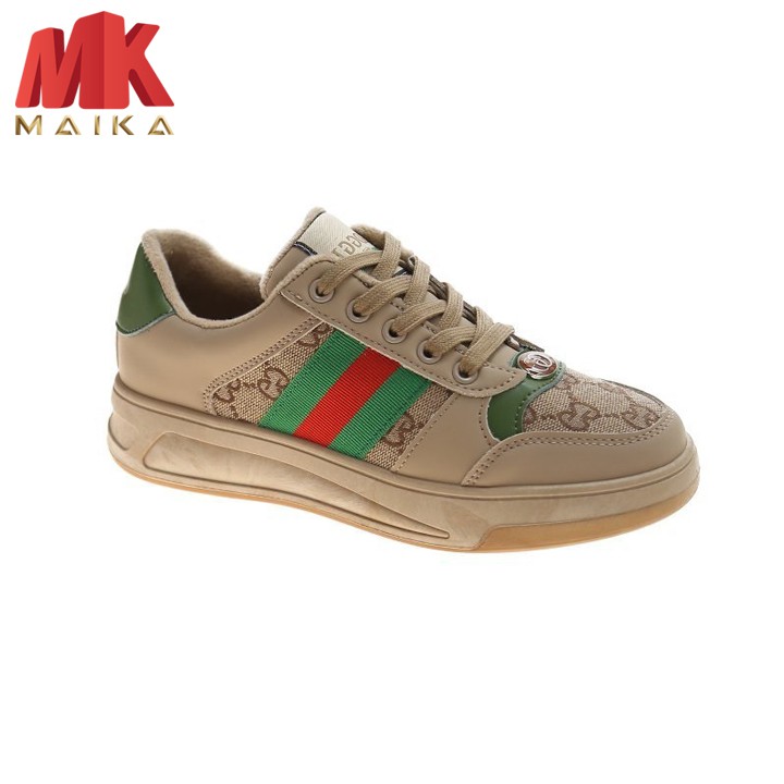 Giày Sneaker nữ MK MAIKA S156 XANH đế bằng phù hợp đi bộ thể thao thoải mái trong mọi hoạt động