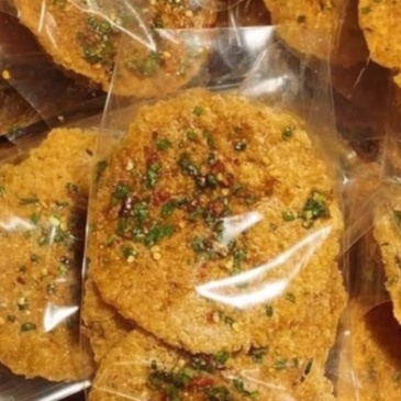 Cơm Cháy Chiên Mắm PIKA SNACK gói bể 3 miếng loại giòn đậm vị _ Ăn Vặt Hà Nội _ COM