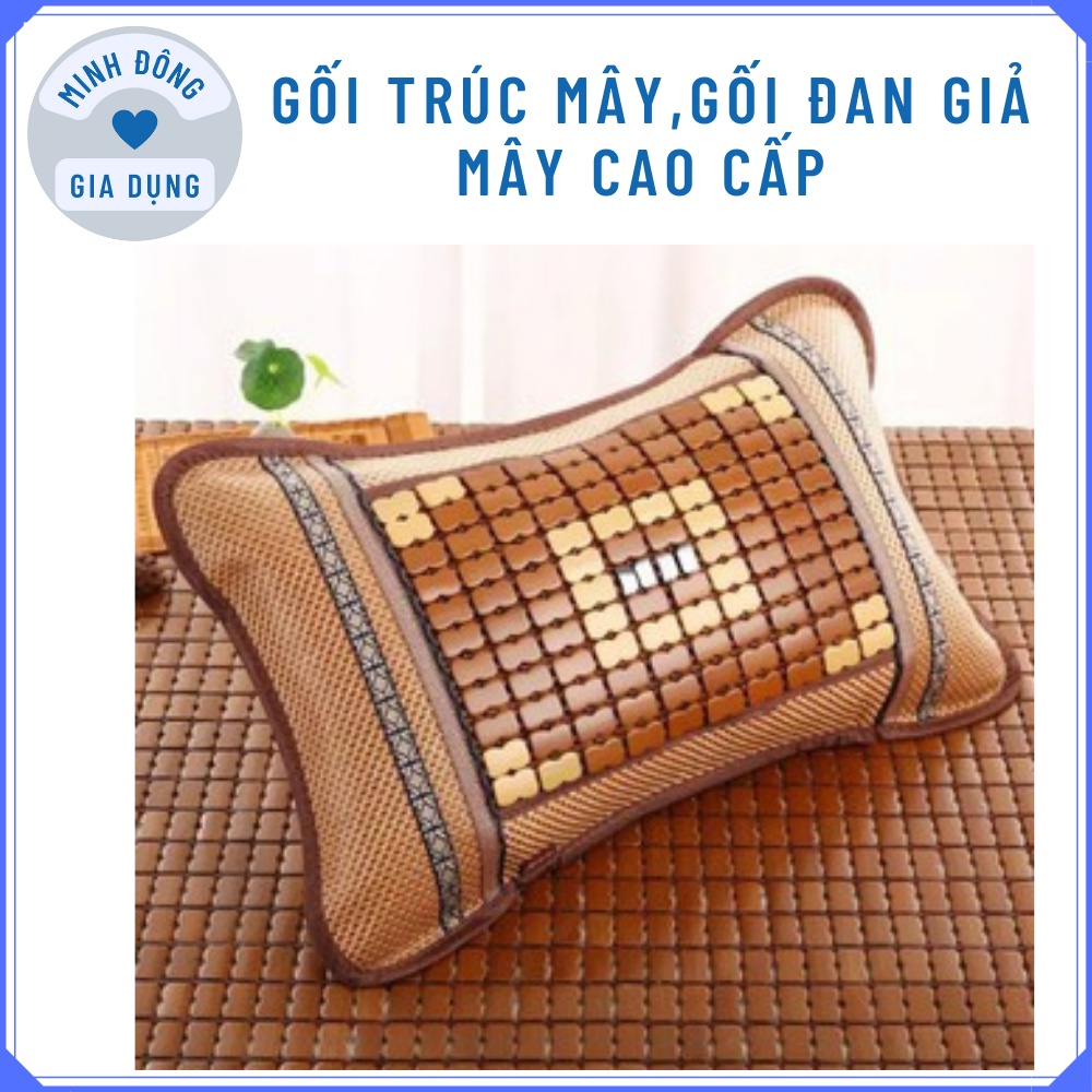 Gối Trúc Mây Hạt Điều Hòa Cao Cấp Thoáng Khí Mát Lạnh Cho Mùa Hè, giao ngẫu nhiên