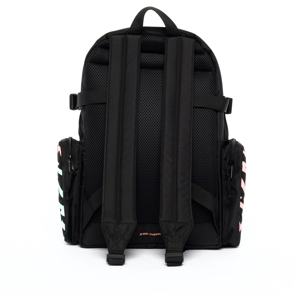 Balo 5THEWAY® /two tones/ ROCKET BACKPACK in SELL PINK/BOOK GREEN aka Balo 5THEWAY Đen