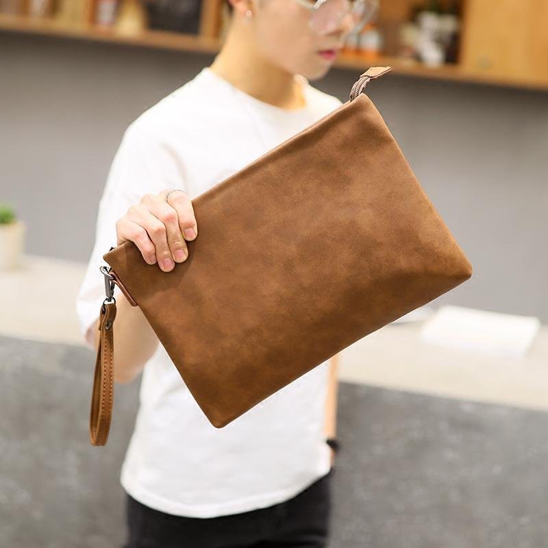 Túi Da Cầm Tay Thời Trang Công Sở Thanh Lịch Cho Nam