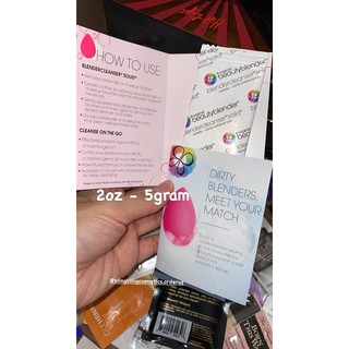 Xà bông rửa mút, cọ Beauty Blender 5g, 16g