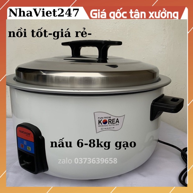 Nồi Cơm Điện Công Nghiệp vung rời CucCu-28LIT-3800w-nồi nấu cơm,nấu cháo dung tích lớn,công nghệ hàn quốc,Bảo hành 12T