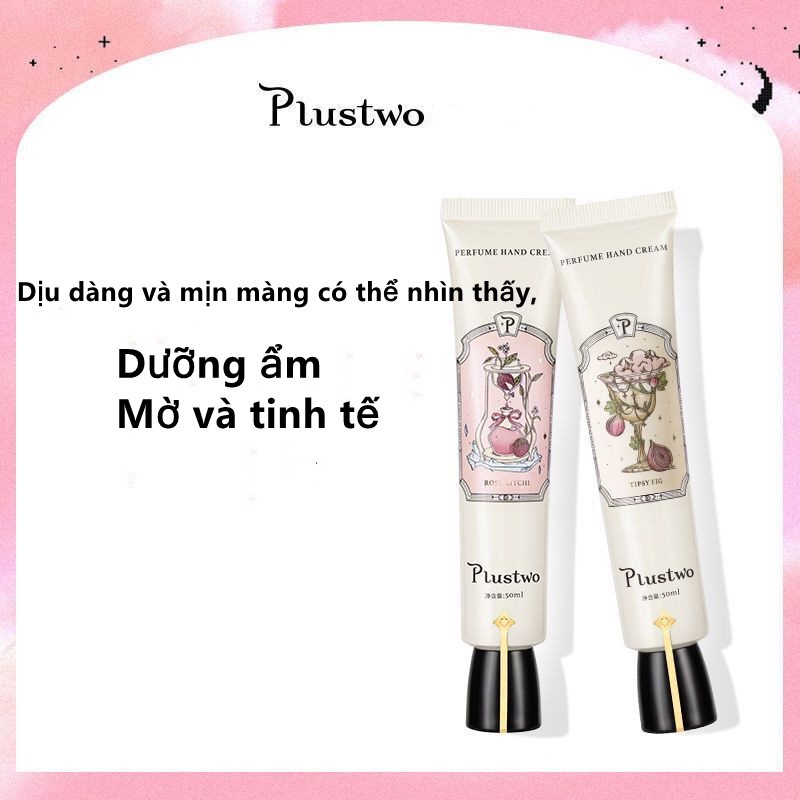 Kem dưỡng ẩm và dưỡng ẩm da tay Plustwo hương thơm lâu dài