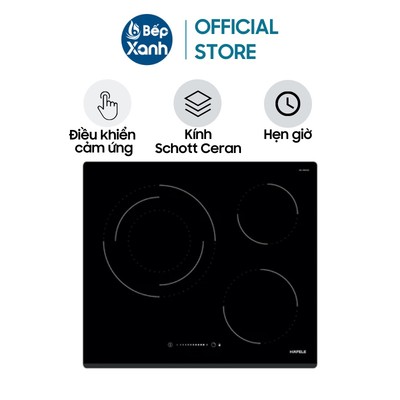 Bếp Điện 3 Vùng Nấu HAFELE HC-R603D 536.01.901 - Mặt Kính Schott Ceran - Hẹn Giờ