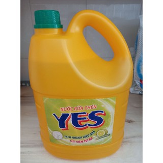 Nước rửa chén YES thương hiệu Lix can 3.8kg