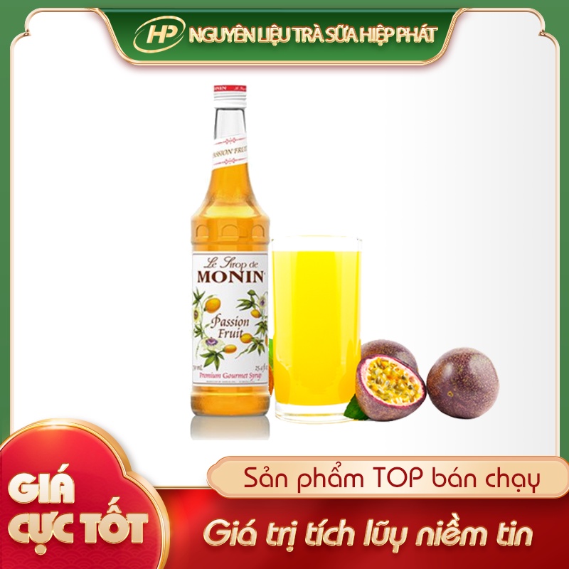 Syrup Chanh Dây MONIN - 700ml - [CHUA DỊU] - SP010162 - Nguyên liệu trà sữa HIỆP PHÁT