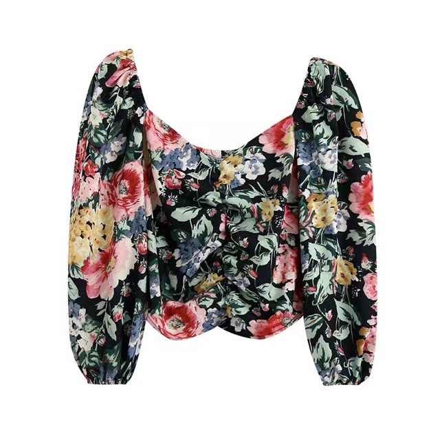 Váy hoa Zara auth canh sale
