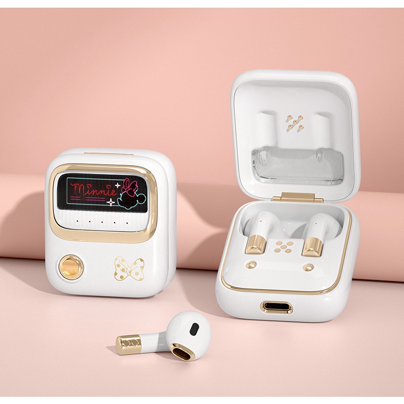 DISNEY Tai Nghe Gaming Không Dây Bluetooth 5.0 Q6 TWS Doraemon Có Nút Điều Khiển Cảm Ứng Giảm Tiếng Ồn